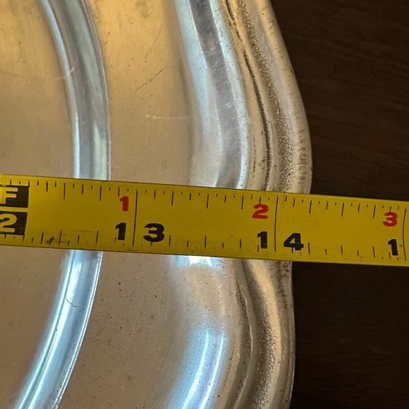 Vintage Wilton Mt. Joy, PA USA LARGE Queen Anne Serving Platter, Colonial, 14” - Picture 4 of 6